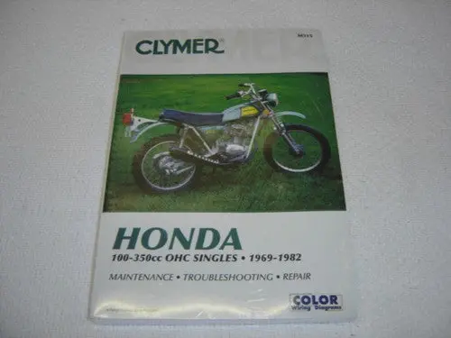 Clymer Repair Manual Honda Sl100 Cb100 Sl125 1