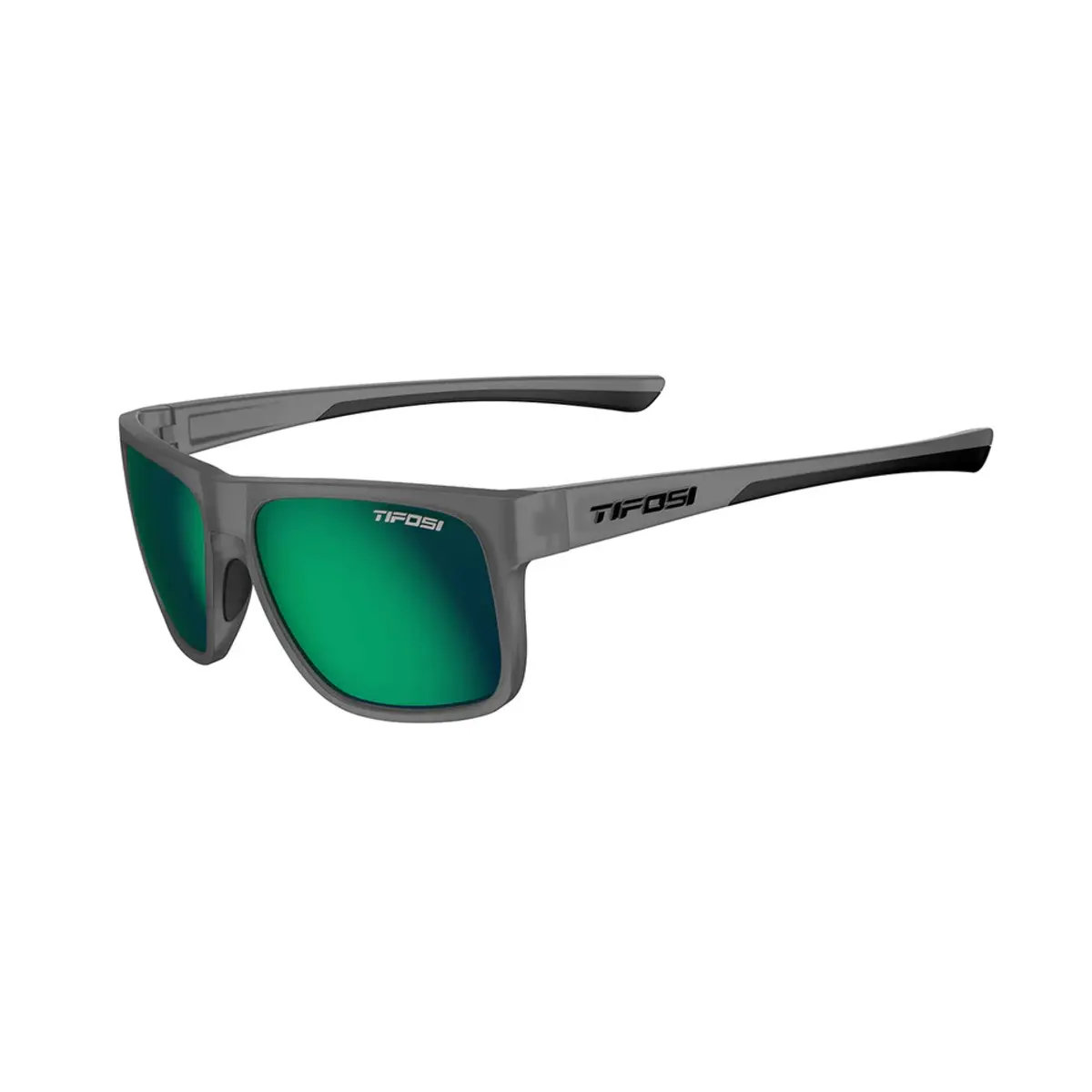Tifosi Swick Sunglasses - Satin Vapor, Emerald Polarized 1