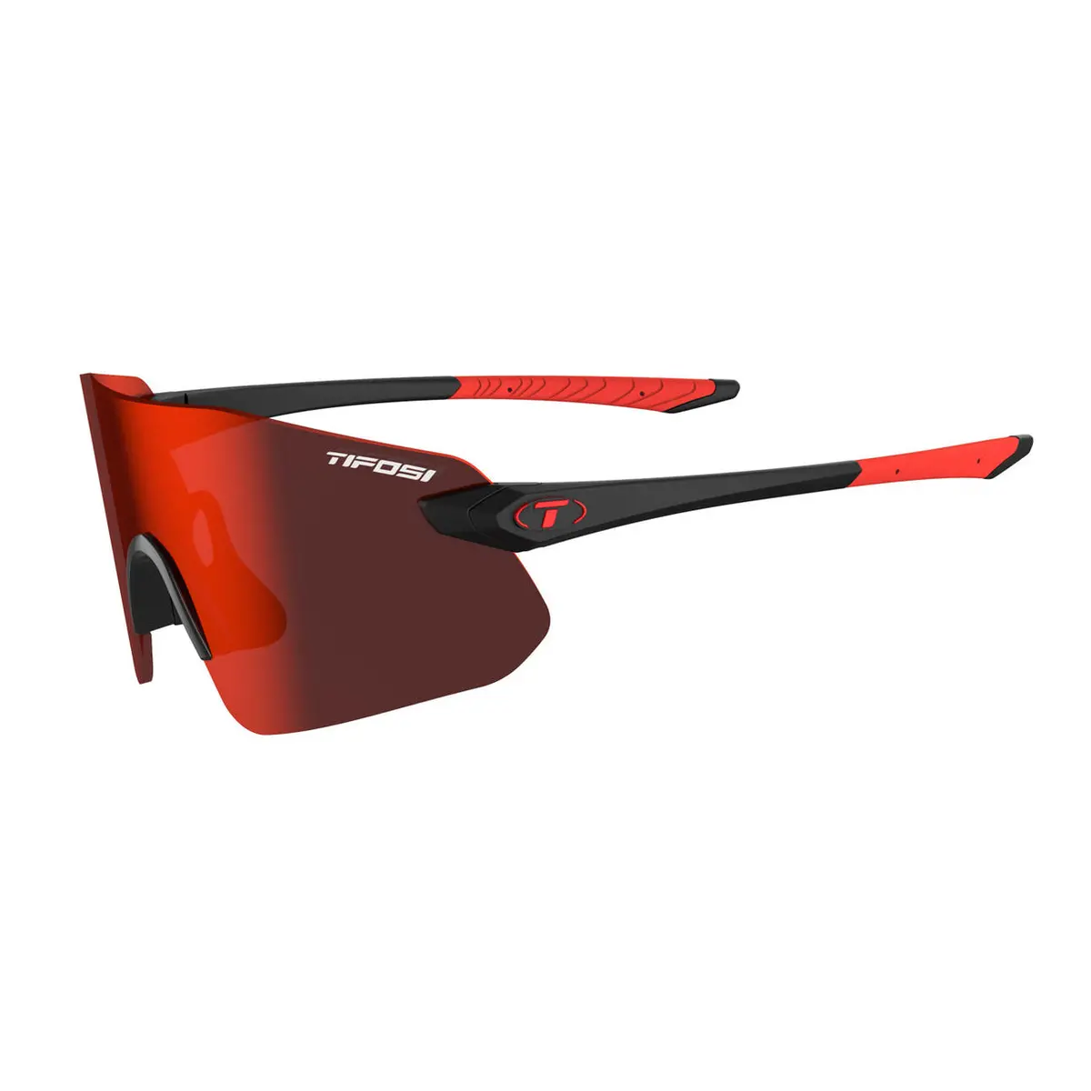 Tifosi Vogel Sl Sunglasses - Matte Black Smoke Red 1