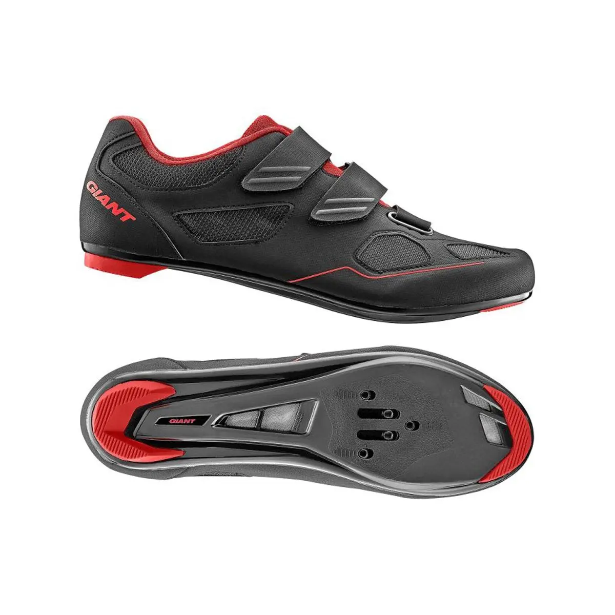 Giant Bolt Shoes Eu47 Spd/Spd Sl - Black/Red 1