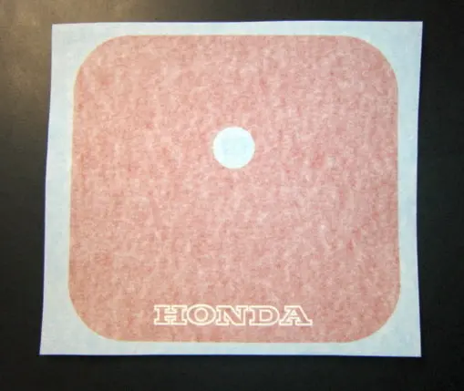 Decal Honda Z50r 1988  Front Number Plate Background 1