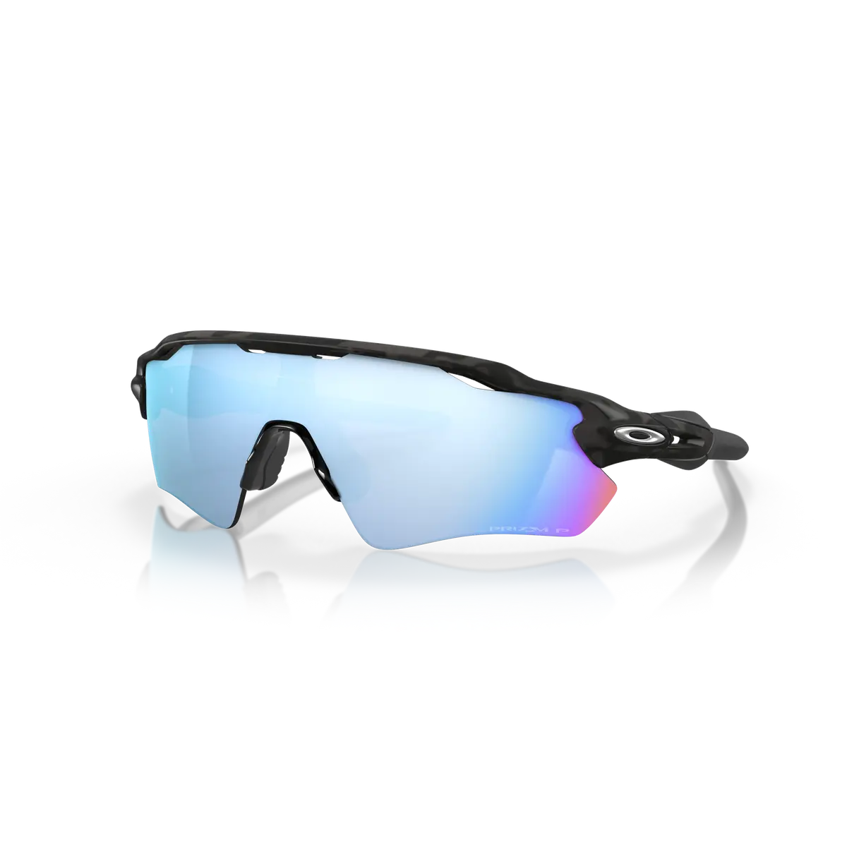 Oakley Radar Prizm Deep Water Polarized Lenses - Matte Black Camo Frame 1