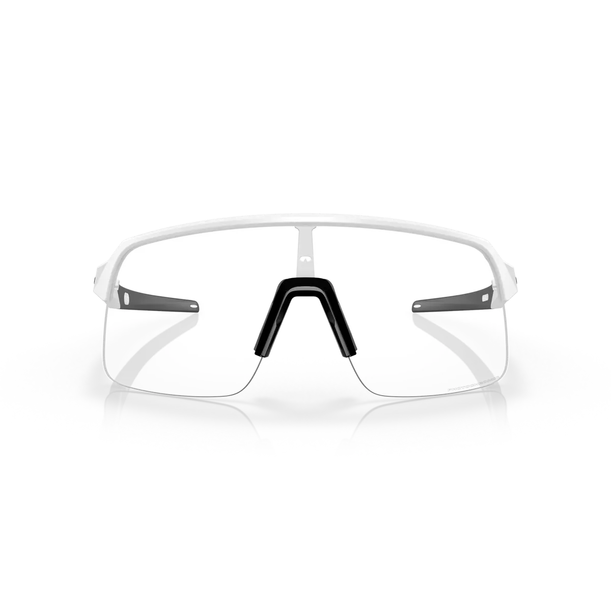 Oakley Sutro Lite Clear To Black Iridium Photochromic Lenses, Matte White Frame 1