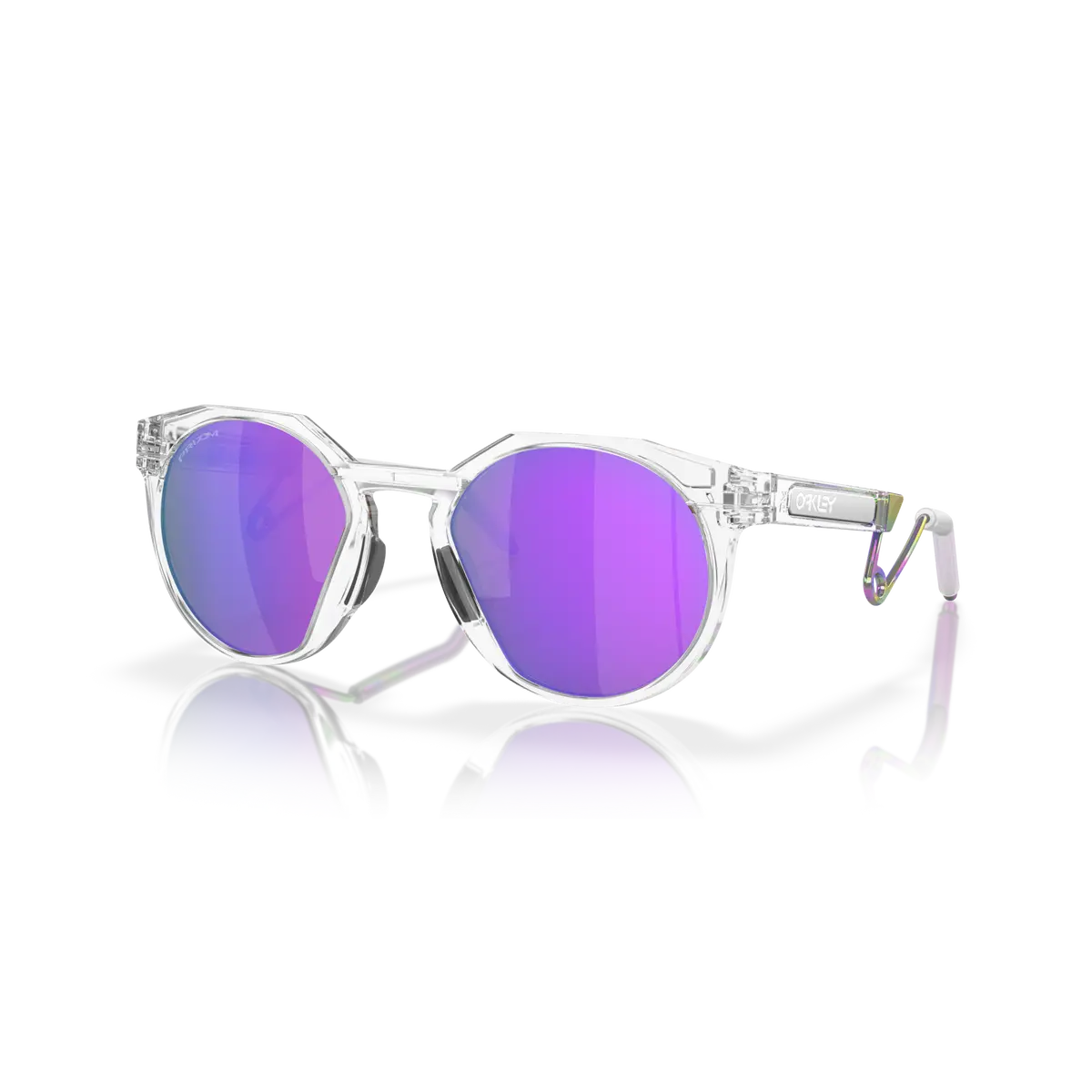 Oakley Hstn Prizm Violet Lenses - Matte Clear Frame 1