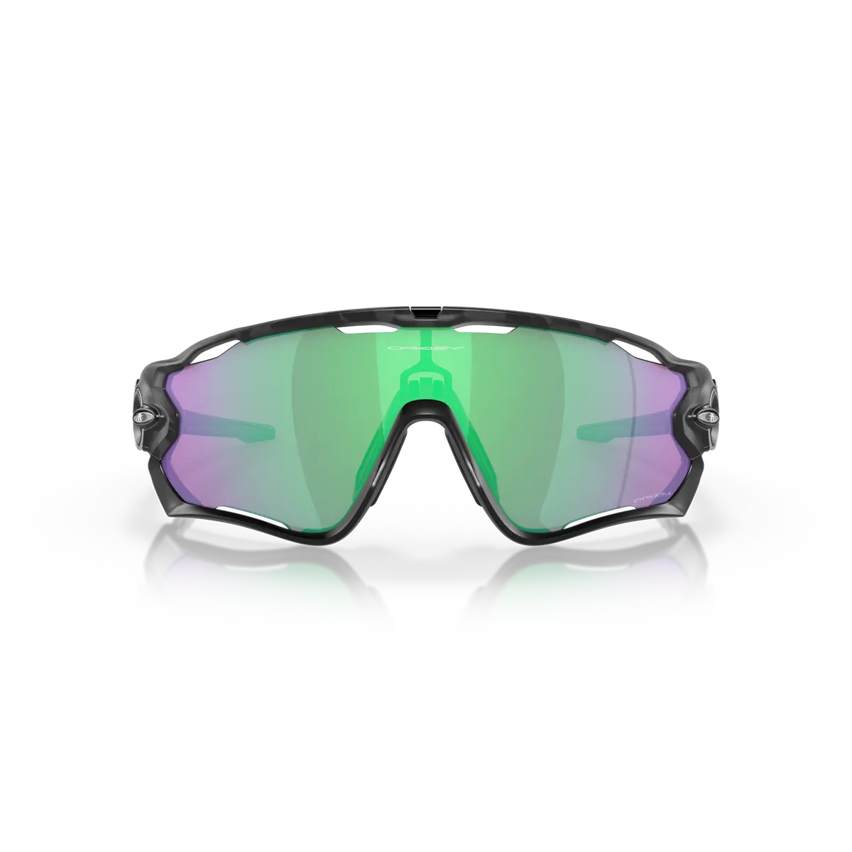 Oakley Jawbreaker Prizm Road Jade Lenses, Matte Black Camo Frame 1