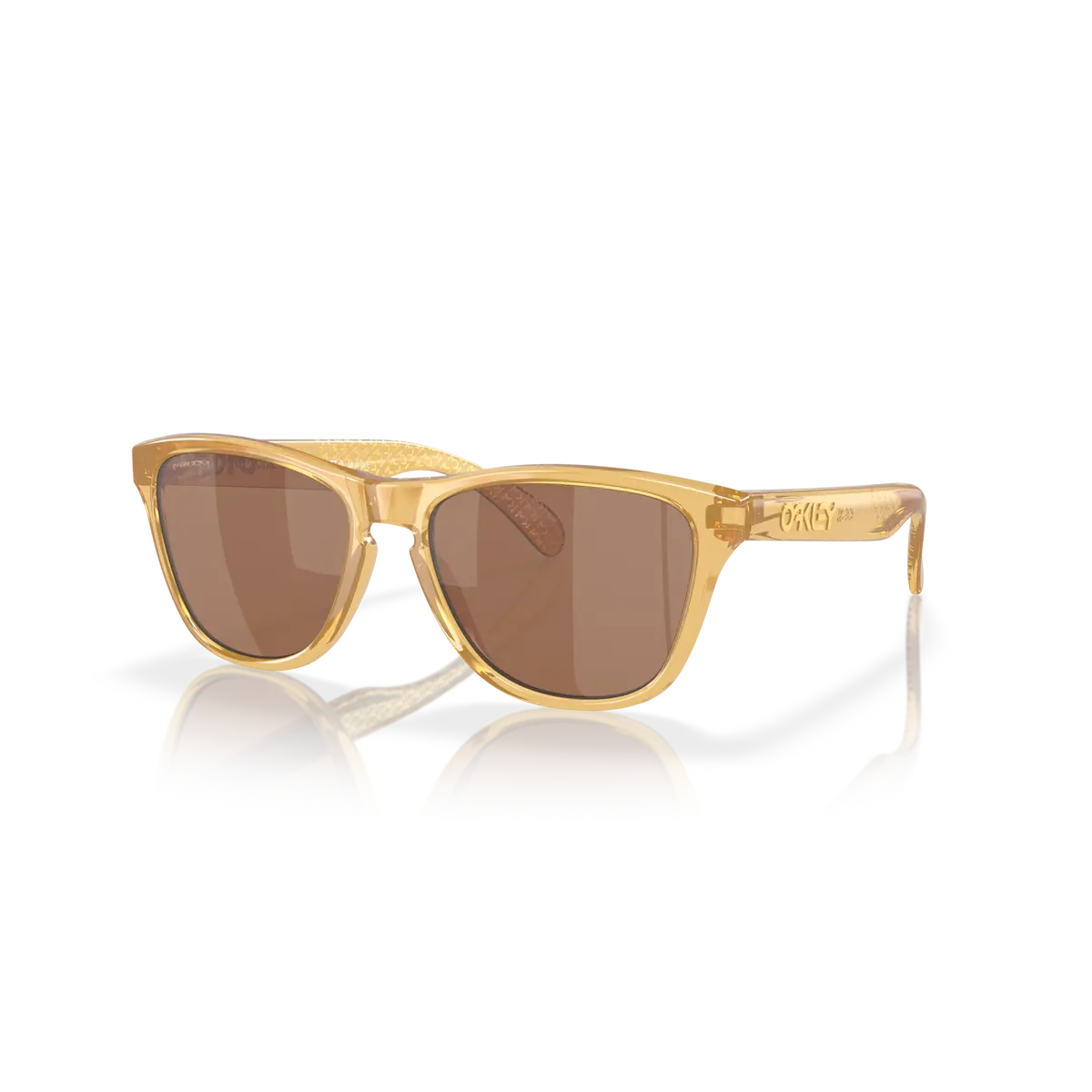 Oakley Frogskins Xs Prizm Tungsten Lenses, Km Light Curry Frame - (Youth Fit) 1