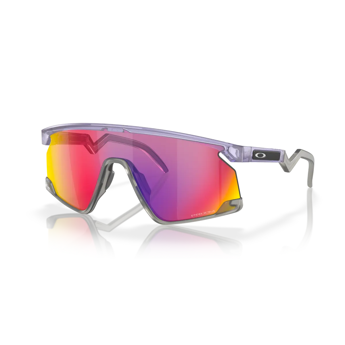 Oakley Bxtr Prizm Road Lenses - Translucent Lilac Frame 1