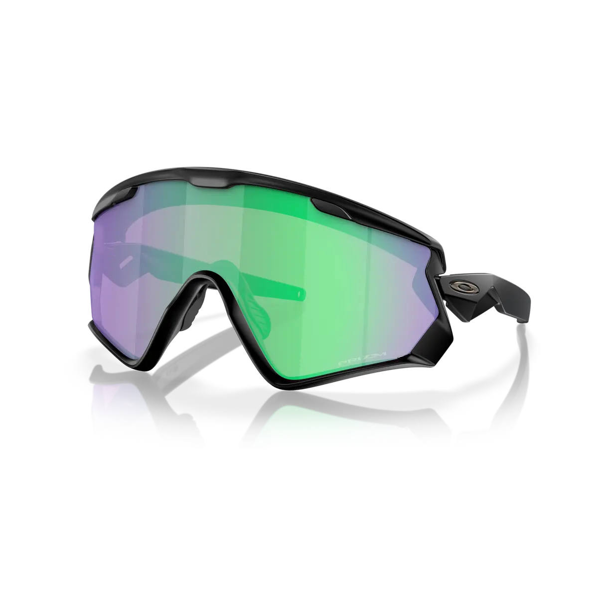 Oakley Wind Jacket Prizm Road Jade Lenses, Matte Black Frame 1
