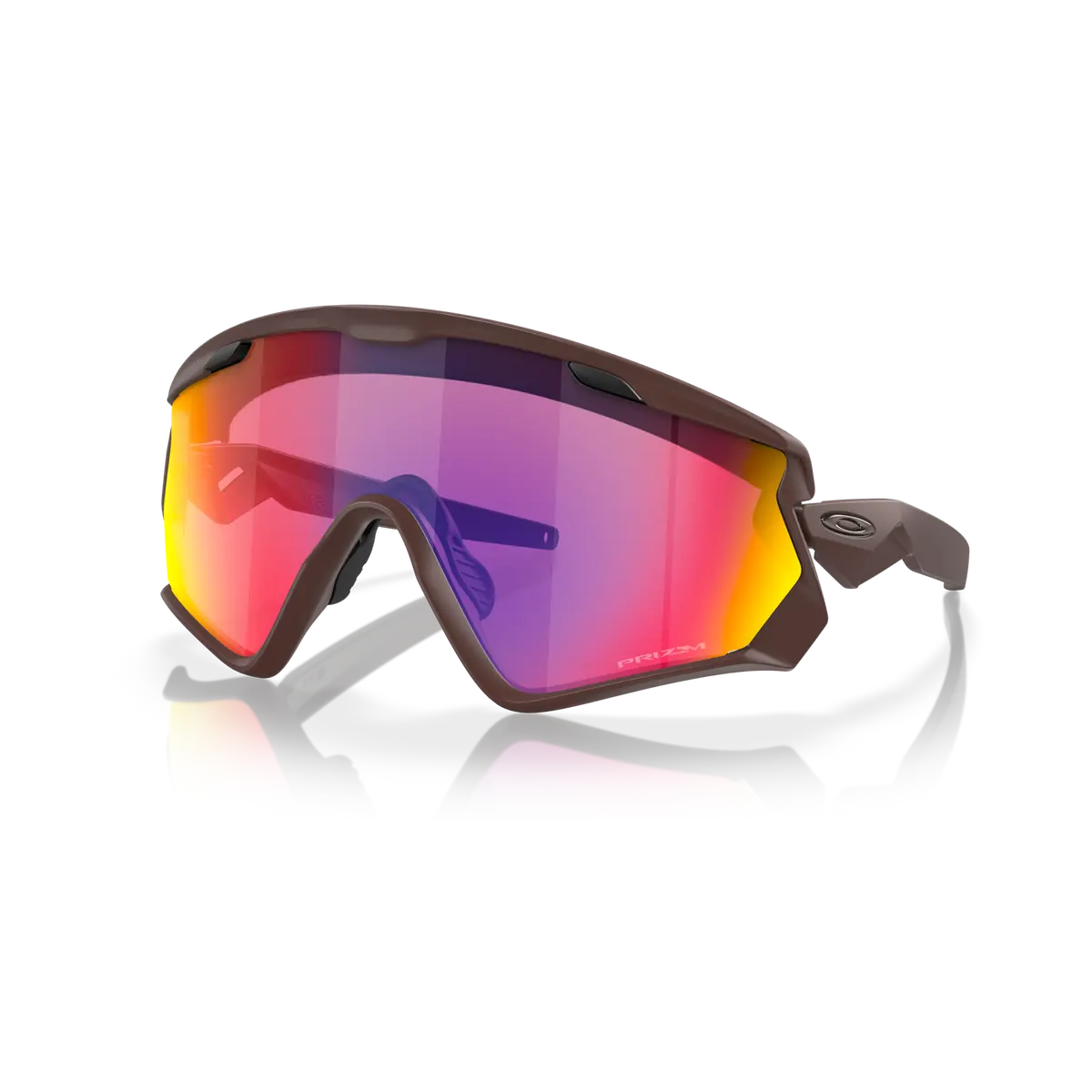 Oakley Wind Jacket Prizm Road Lenses, Matte Grenache Frame 1