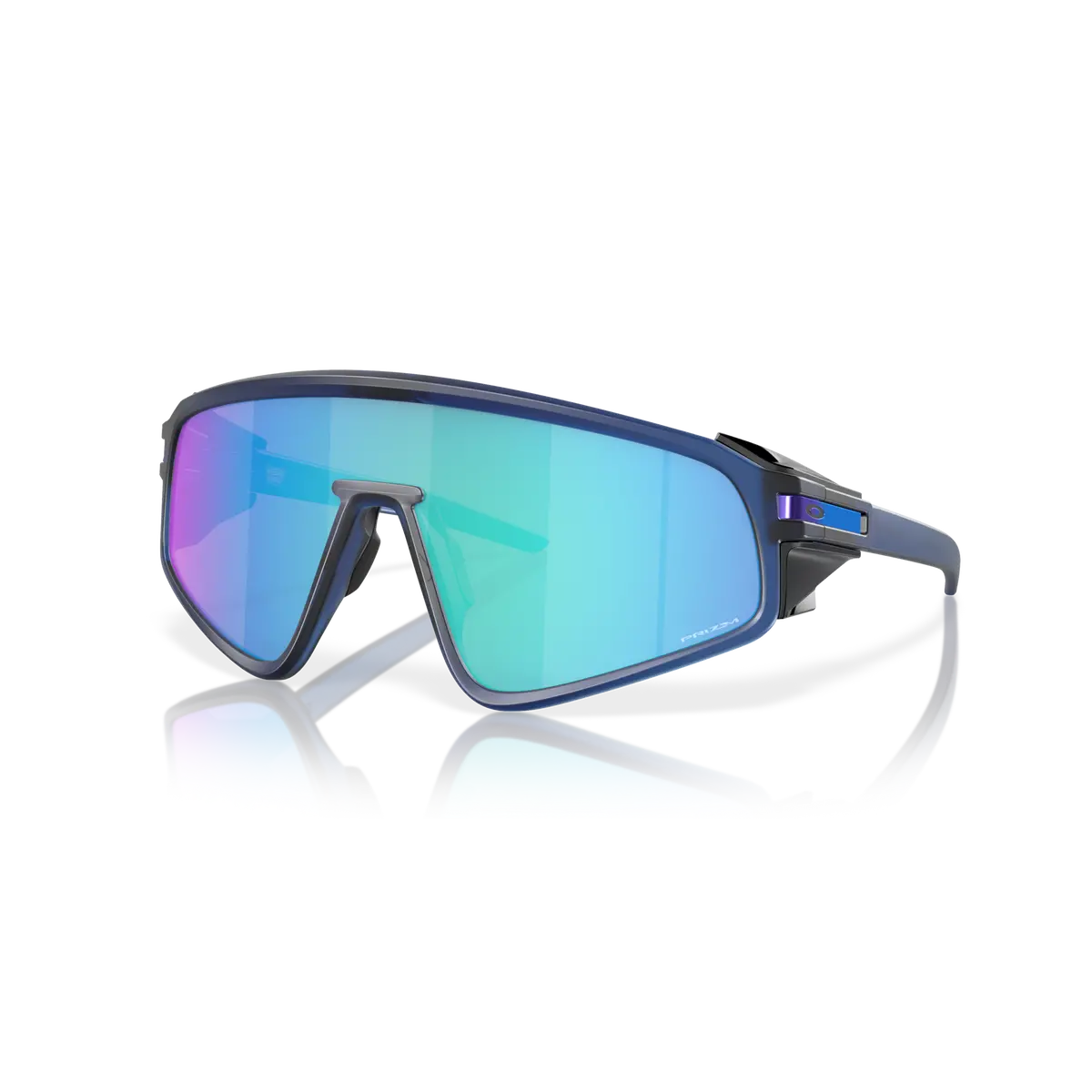 Oakley Latch Panel Prizm Sapphire Lenses, Matte Transparent Navy Frame 1