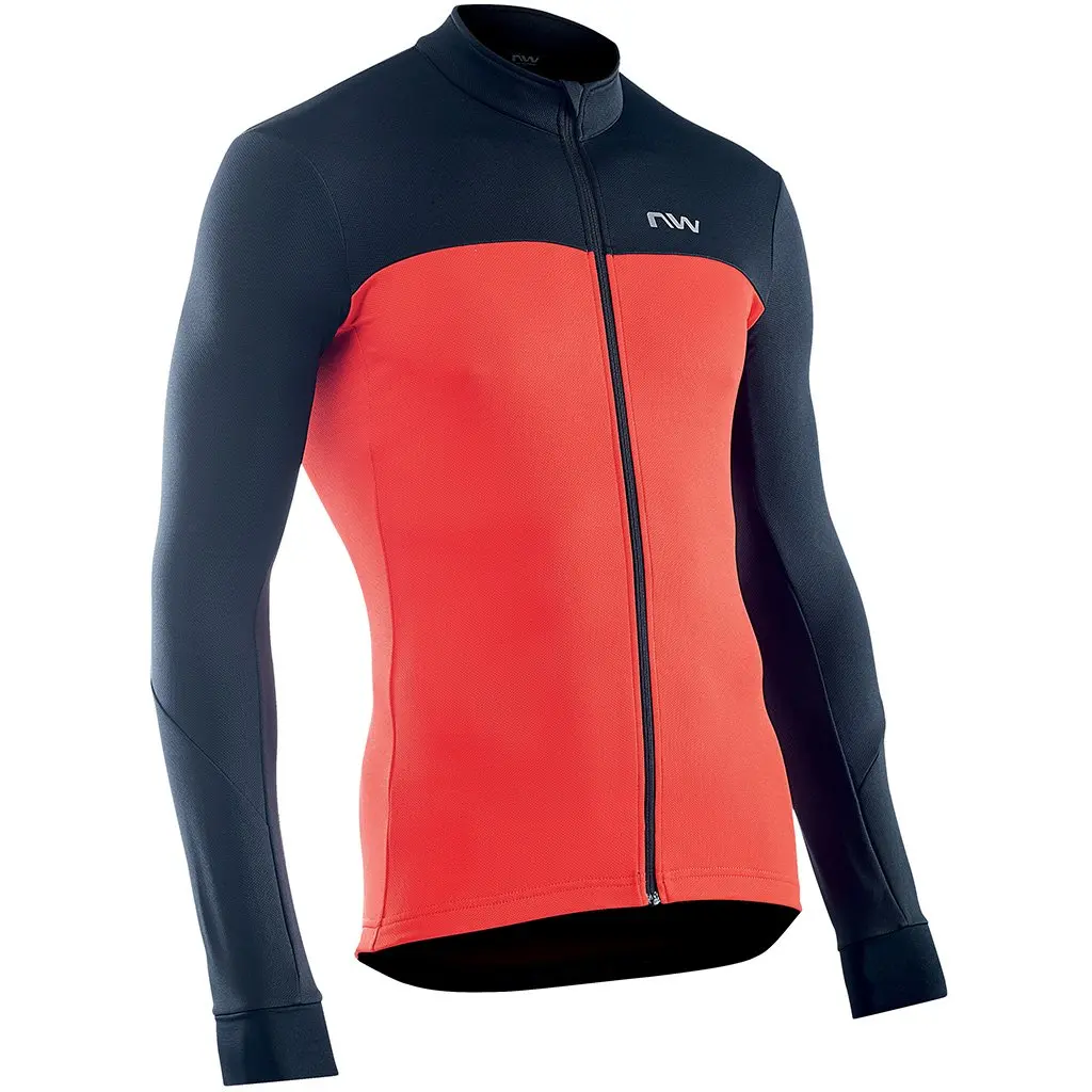 Northwave Force 2 Long Sleeve Jersey - Black/Red 1
