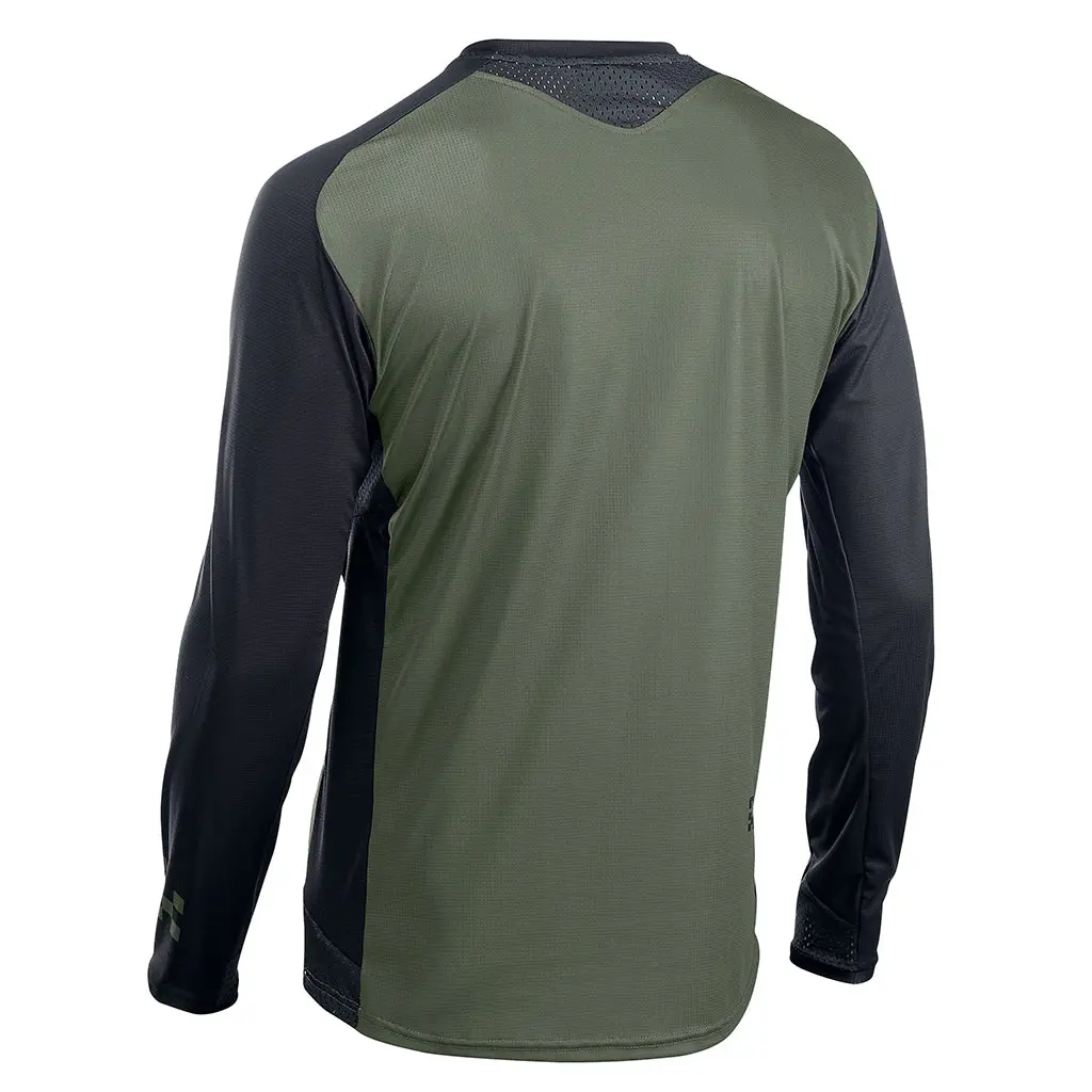 Northwave Mtb Edge Long Sleeve Jersey - Green Forest/Black 2
