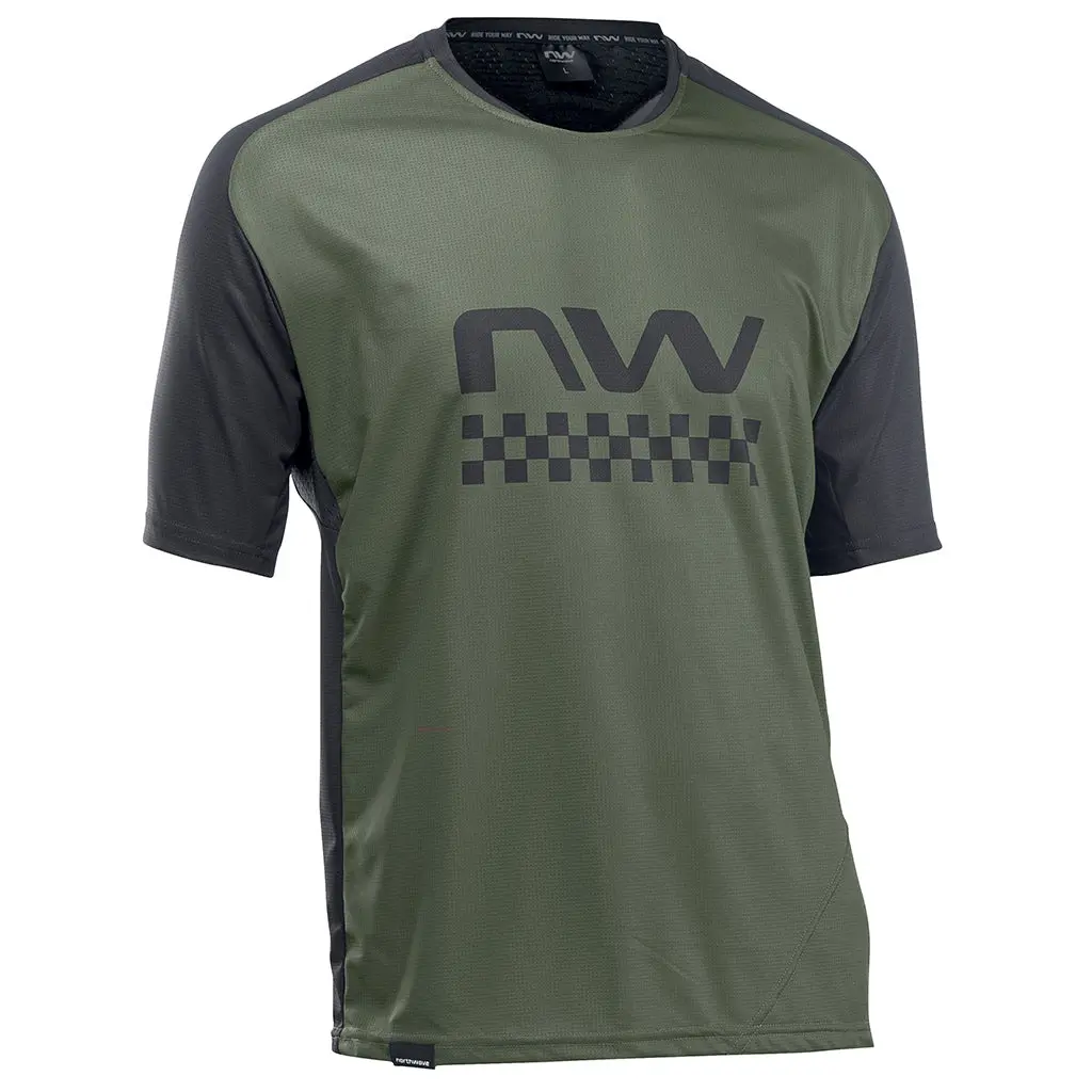 Northwave Mtb Edge Jersey - Green Forest/Black 1