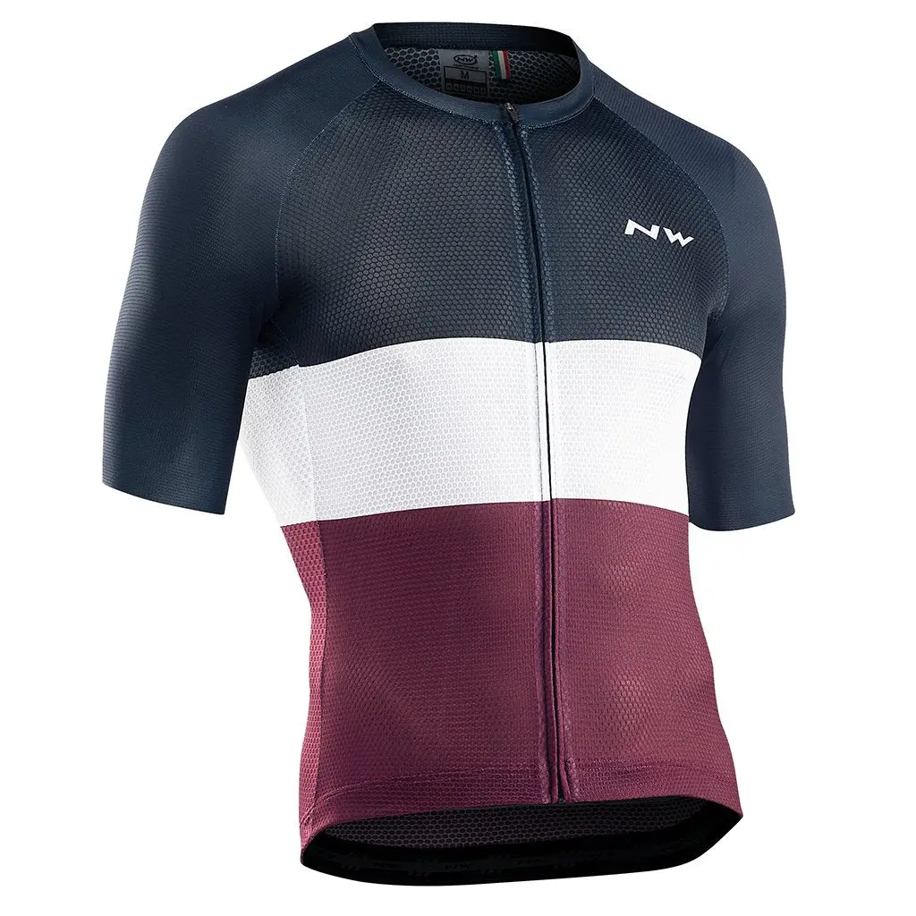 Northwave Blade Air Jersey - Black/White/Plum 1
