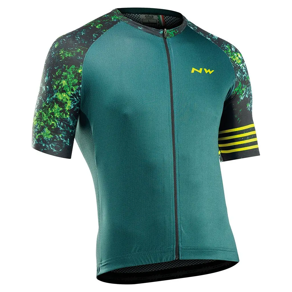 Northwave Blade Jersey - Black/Green/Lime 1