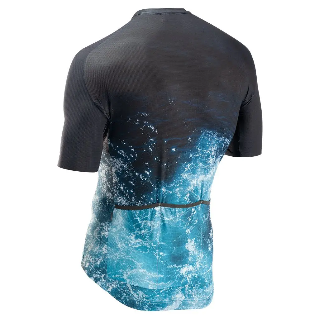 Northwave Water Jersey - Black/Blue 2