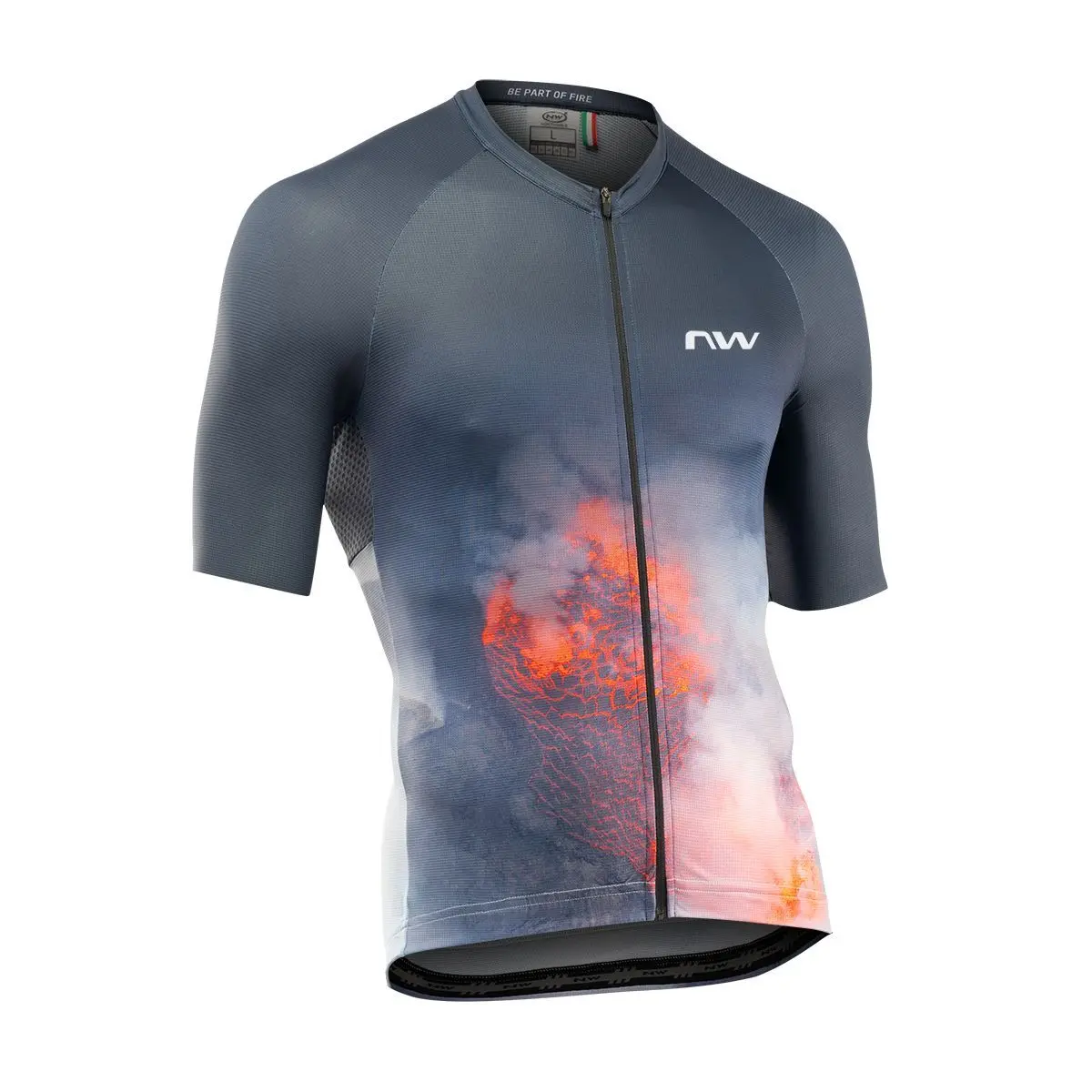 Northwave Fire Jersey - Anthra/Red 1