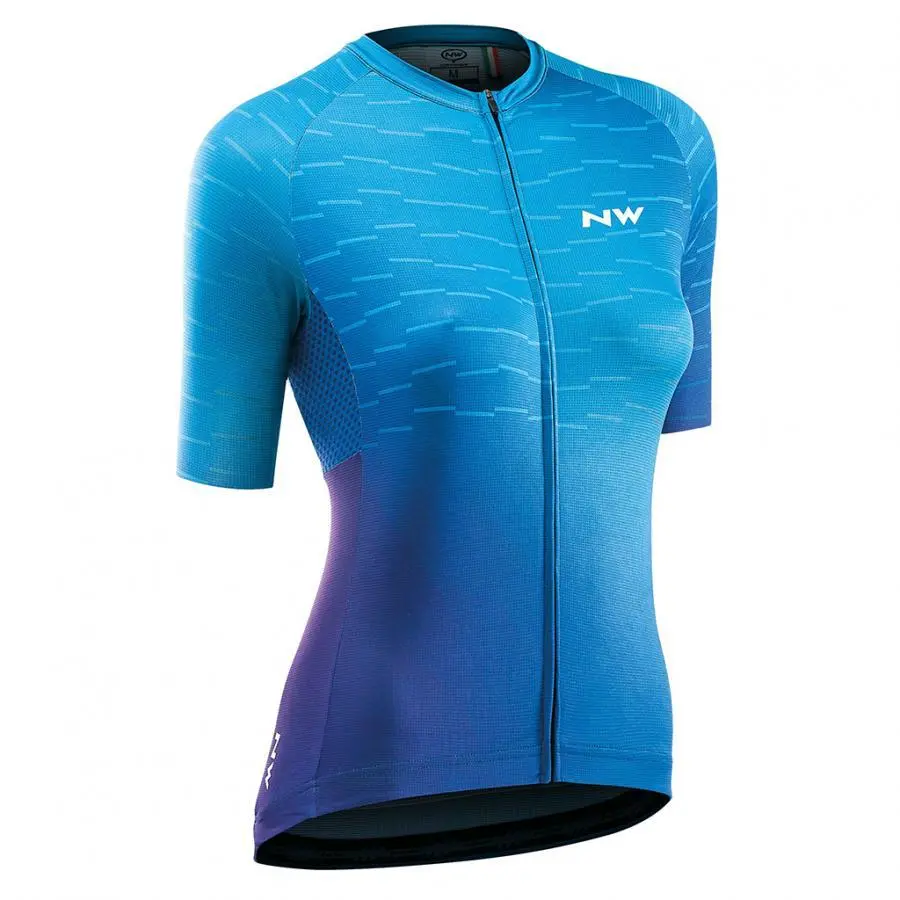 Northwave Blade Womens Jersey Short Sleeve - Purple Blue 1