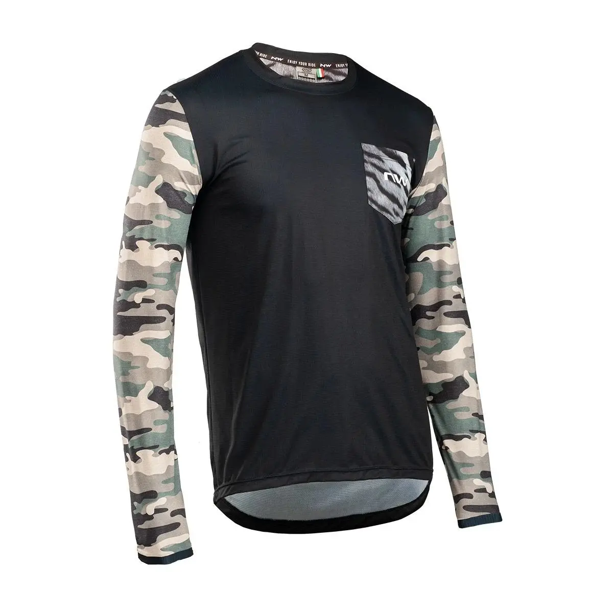 Northwave Mtb Wild All Mountain Long Sleeve Jersey - Black 1