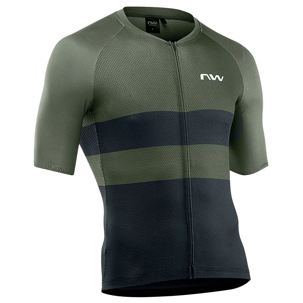 Northwave Blade Air Jersey - Green Forest/Black 1