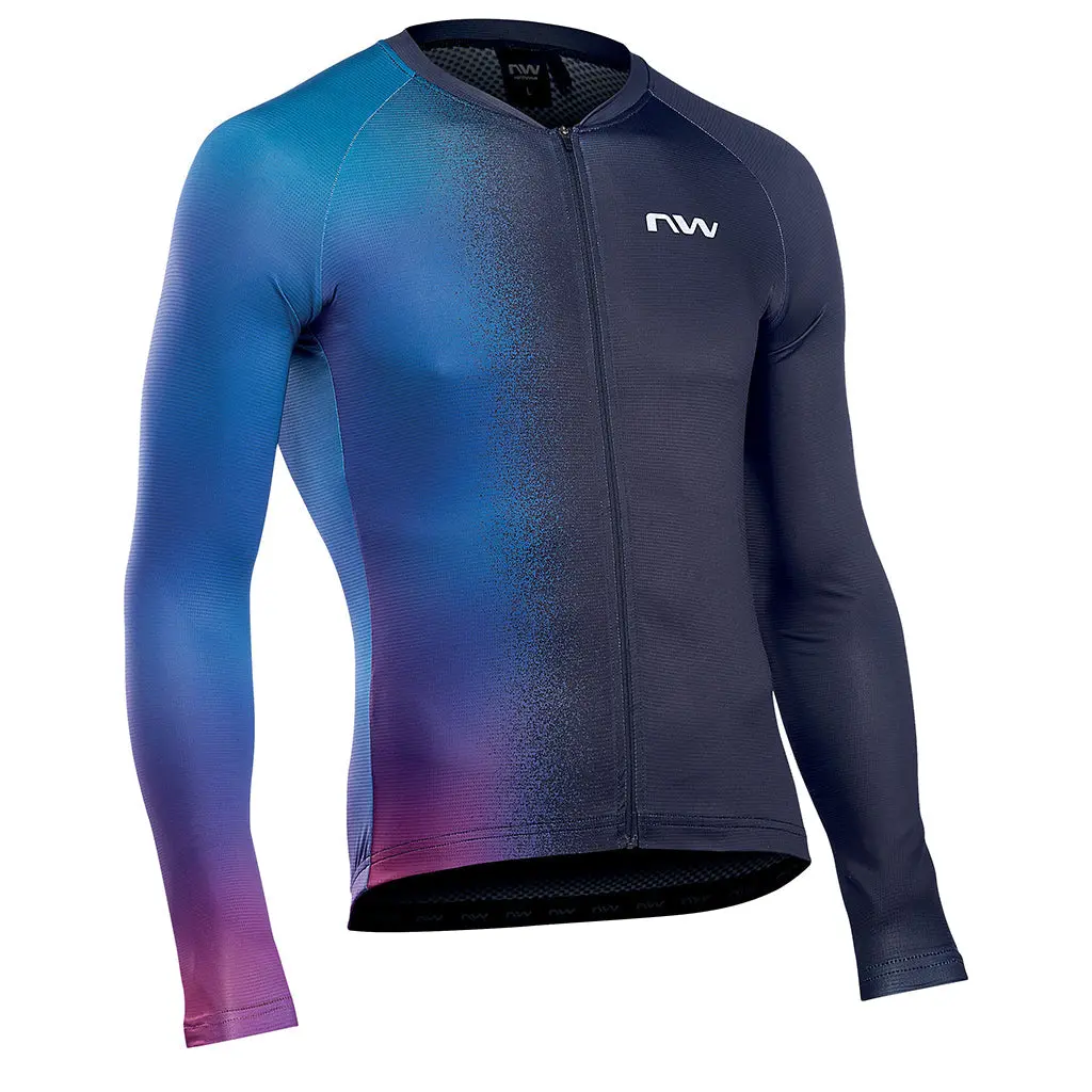 Northwave Blade Long Sleeve Jersey - Black/Iridescent 1
