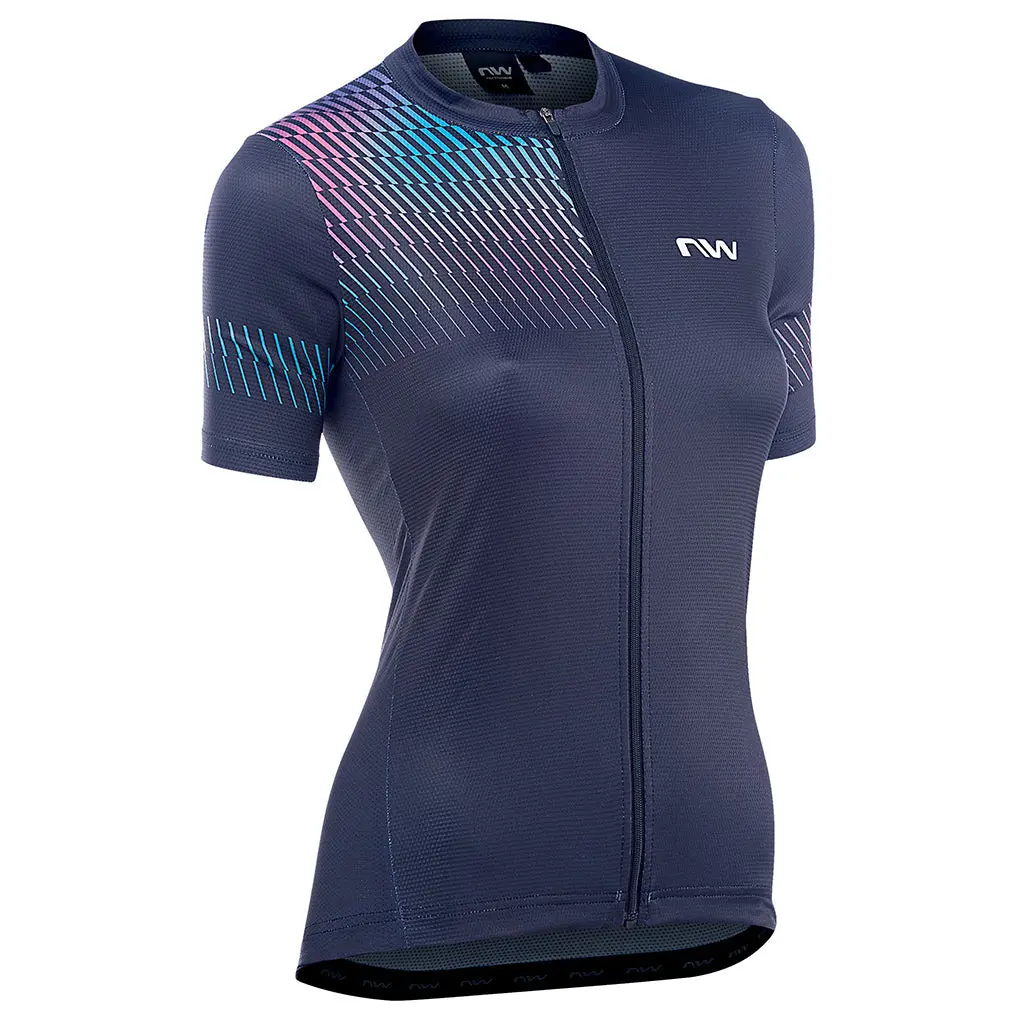 Northwave Womens Origin Jersey - Black/Iridescent 1