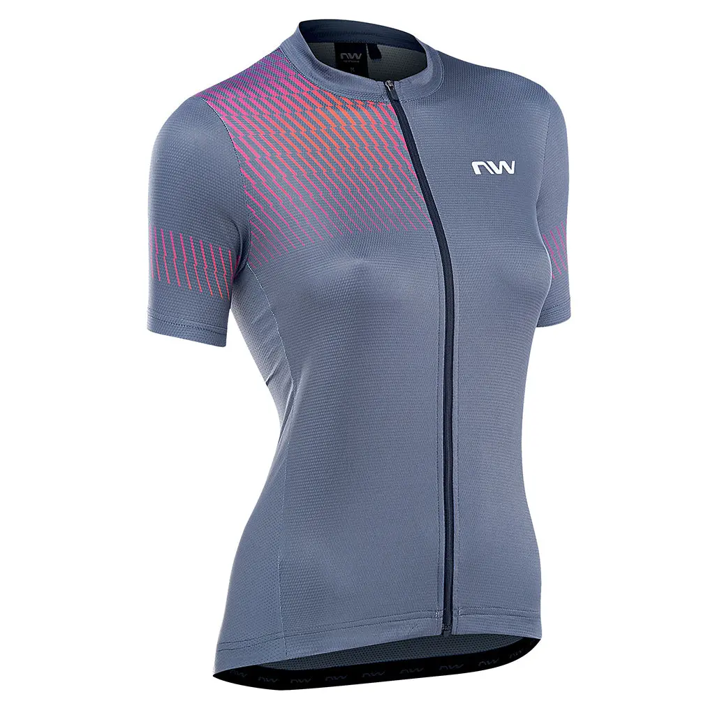 Northwave Womens Origin Jersey - Dark Grey/Past 1