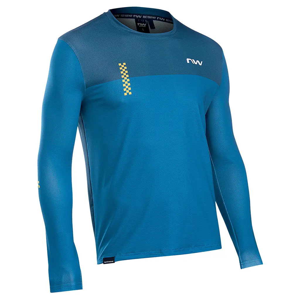 Northwave Mtb Xtrail 2 Jersey Long Sleeve Jersey - Blue 1