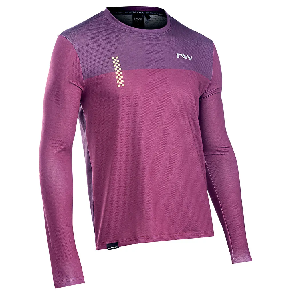 Northwave Mtb Xtrail 2 Jersey Long Sleeve Jersey - Plum 1