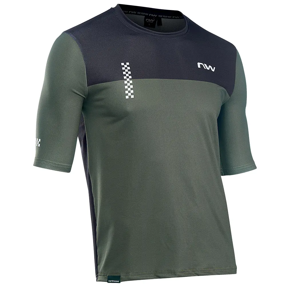 Northwave Mtb Xtrail 2 Jersey - Green Forest/Black 1