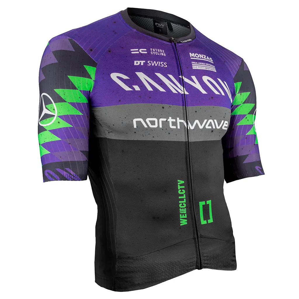 Northwave Canyon-Northwave Pro Team Jersey - Black/Purple 1