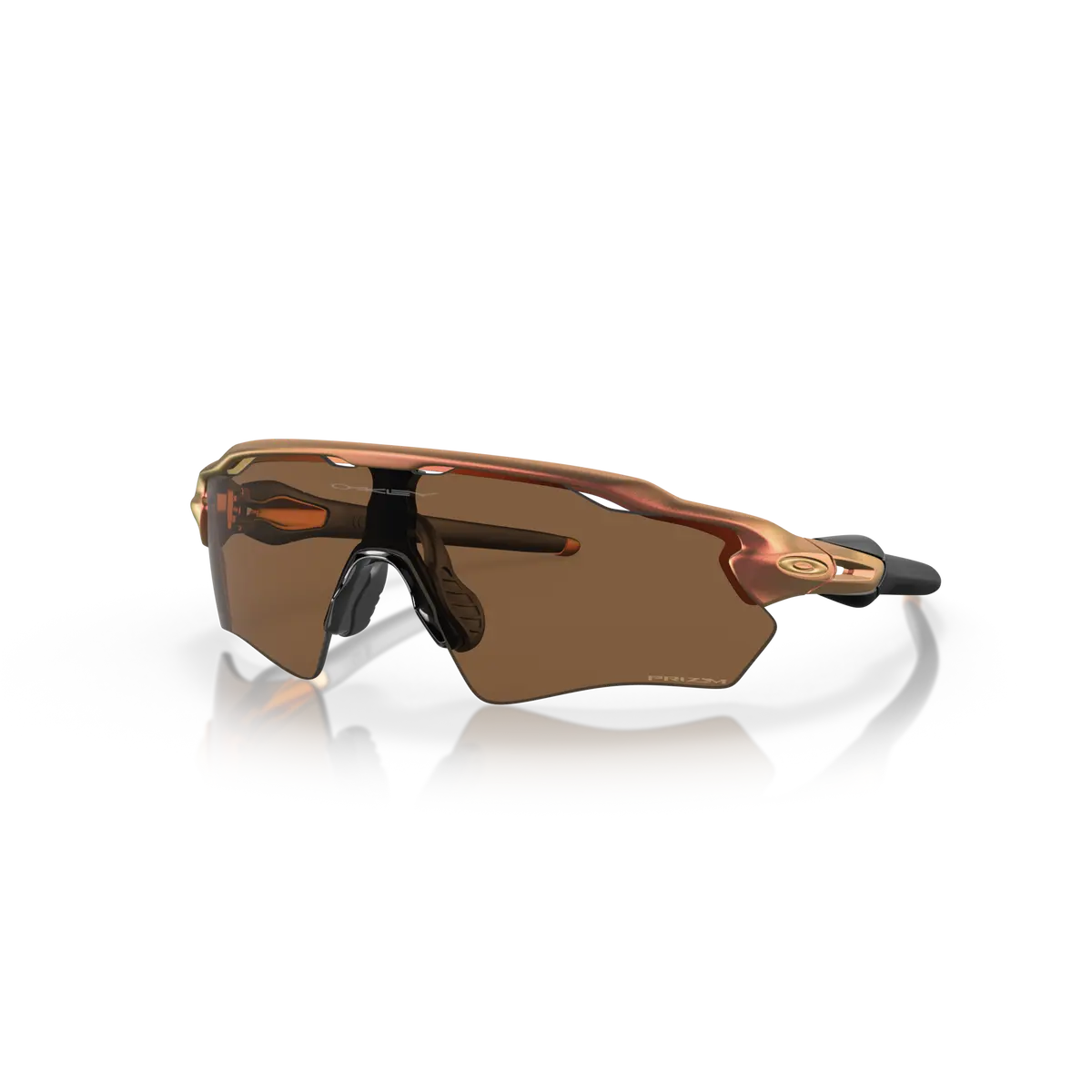 Oakley Radar Ev Xs Path Prizm Bronze Lenses Matte Red/Gold Colorshift Frame 1