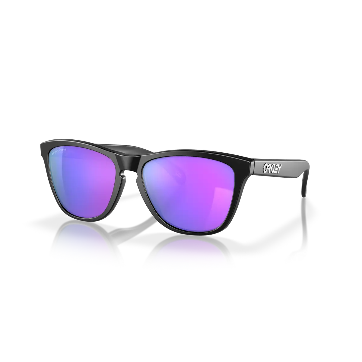 Oakley Frogskins Prizm Violet Lenses Matte Black Frame 1