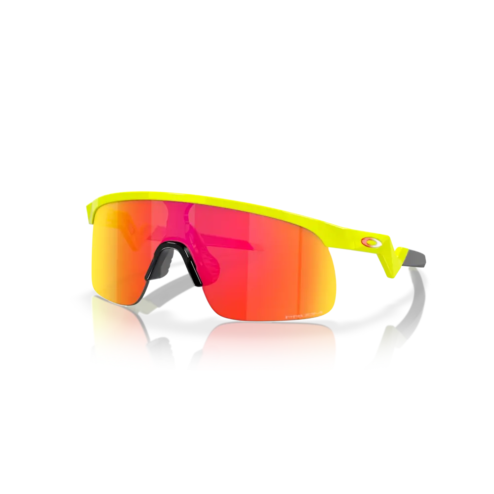 Oakley Resistor Prizm Ruby Lenses Tennis Ball Yellow Frame - (Youth Fit) 1