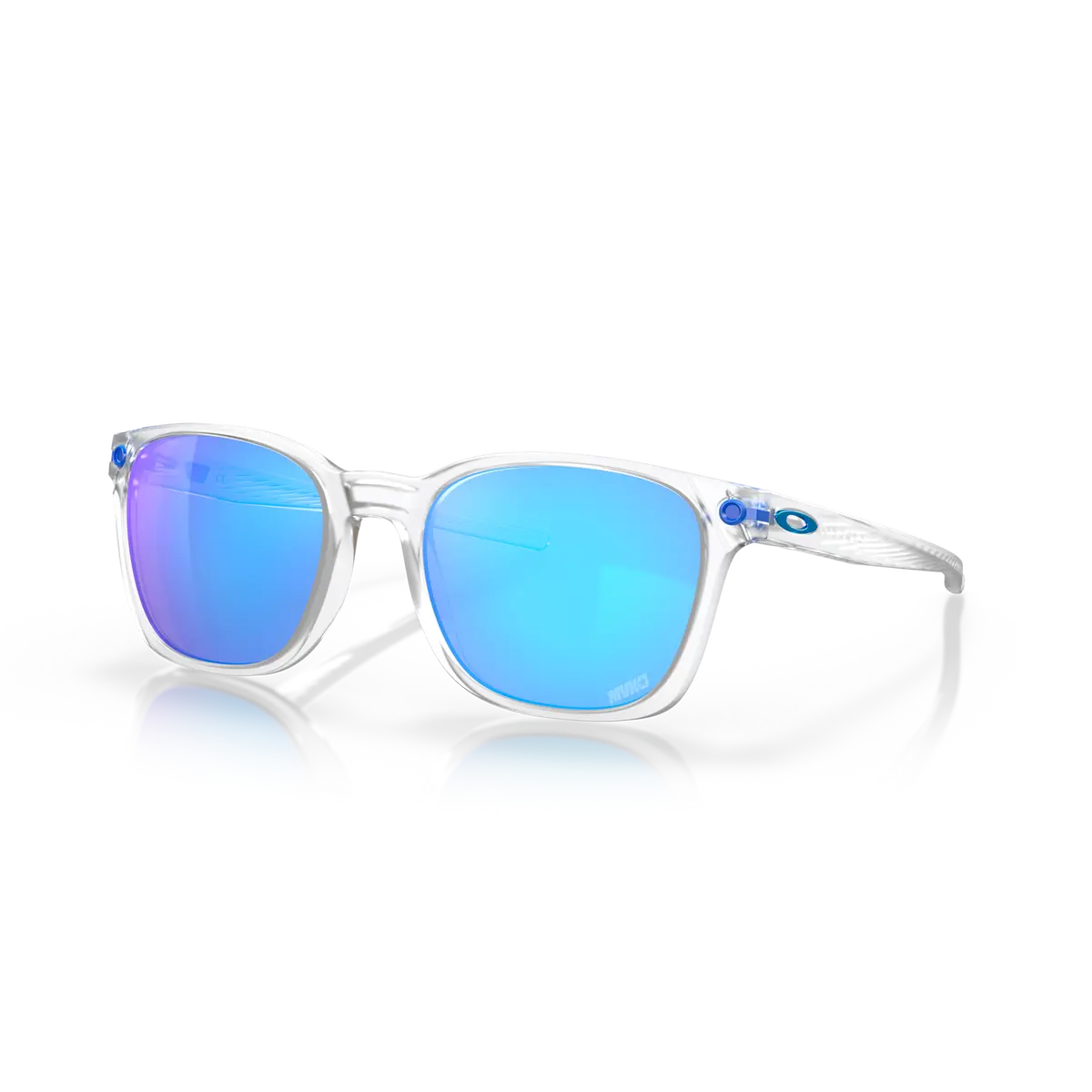 Oakley Ojector Prizm Sapphire Lenses Matte Clear Frame 1