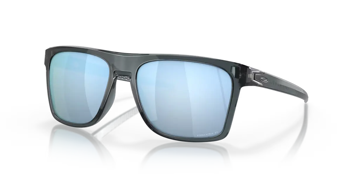Oakley Leffingwell Prizm Deep Water Polarized Lenses, Crystal Black Frame 1