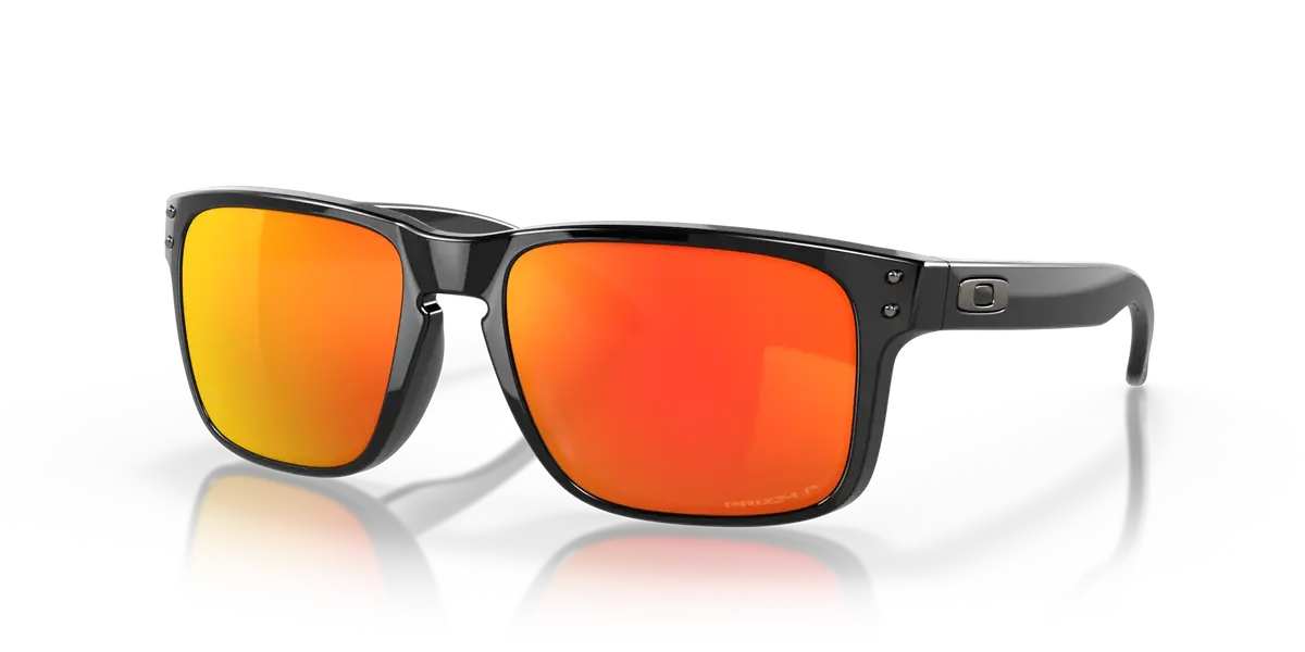 Oakley Holbrook Prizm Ruby Polarized Lenses, Polished Black Frame 1