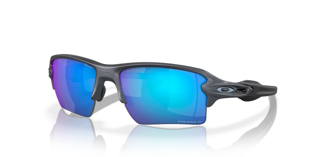 Oakley Flak 2.0 X Prizm Sapphire Polarized Lenses, Blue Steel Frame 1