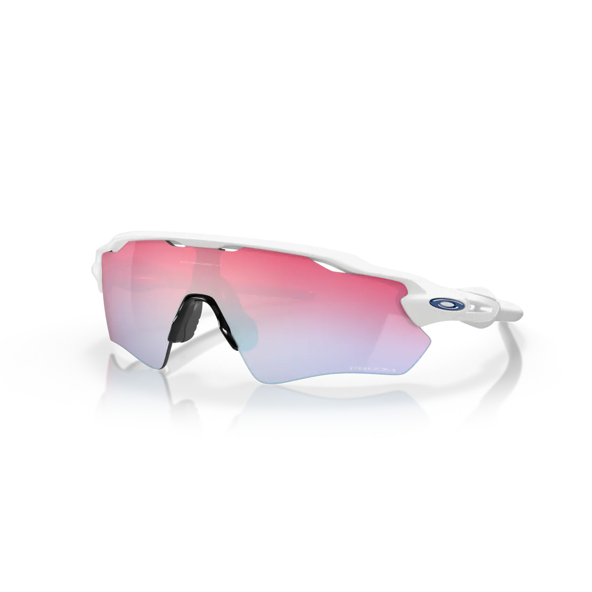 Oakley Radar Ev Path Prizm Snow Sapphire Lenses Polished White Frame 1