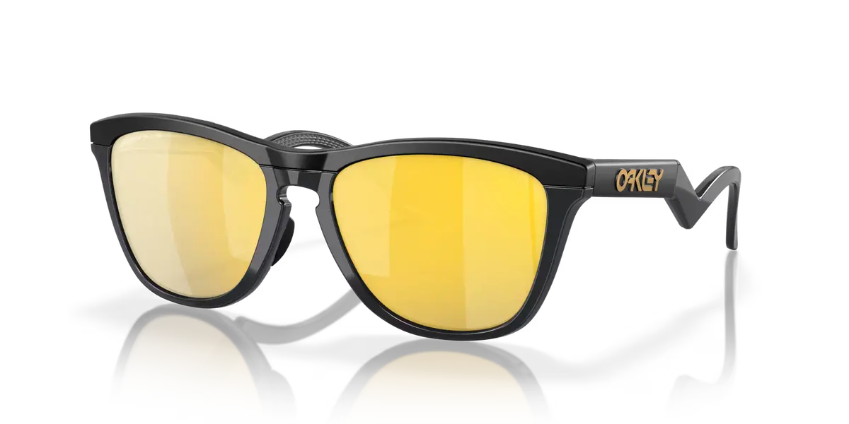 Oakley Frogskins Hybrid Prizm 24K Polarized Lenses, Matte Black Frame 1