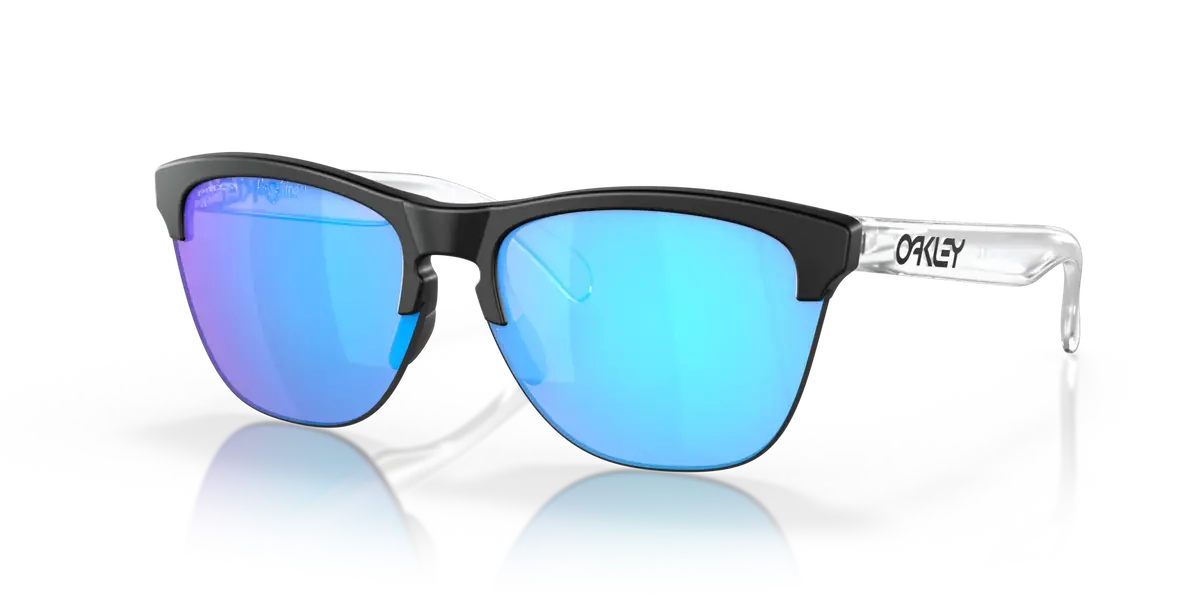 Oakley Frogskins Lite Prizm Sapphire Lenses, Matte Black Frame 1