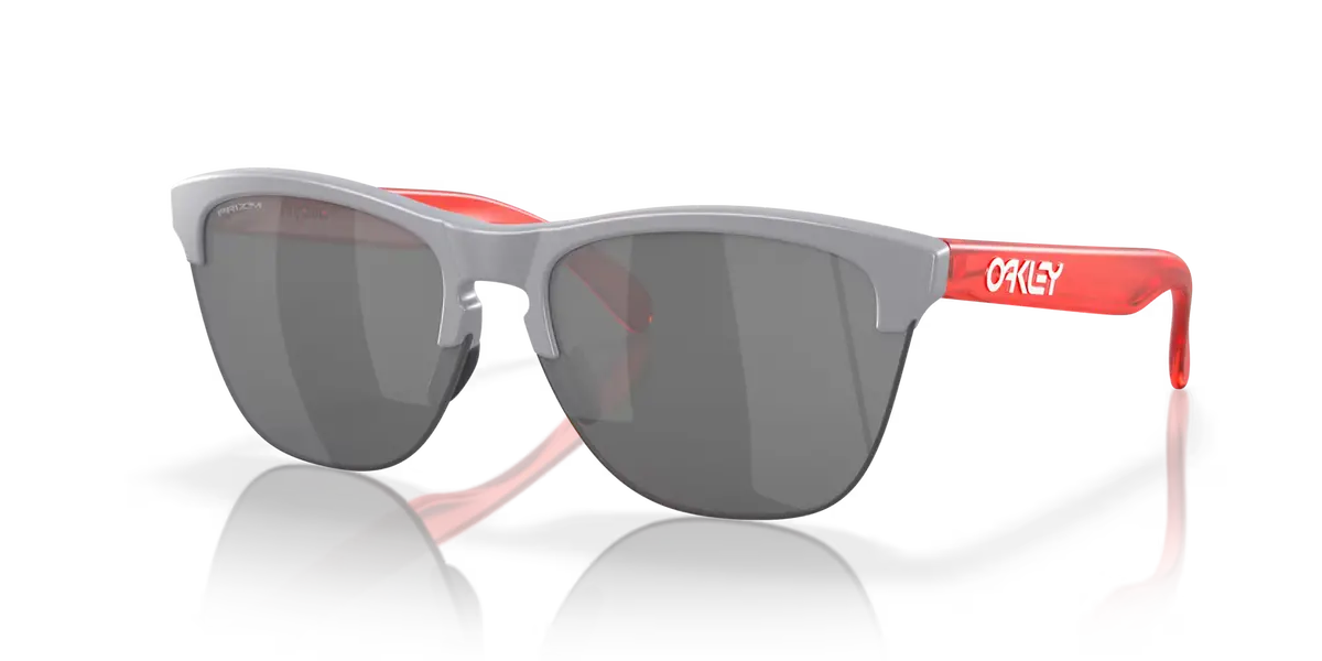 Oakley Frogskins Lite Prizm Black Lenses, Matte Fog Frame 1