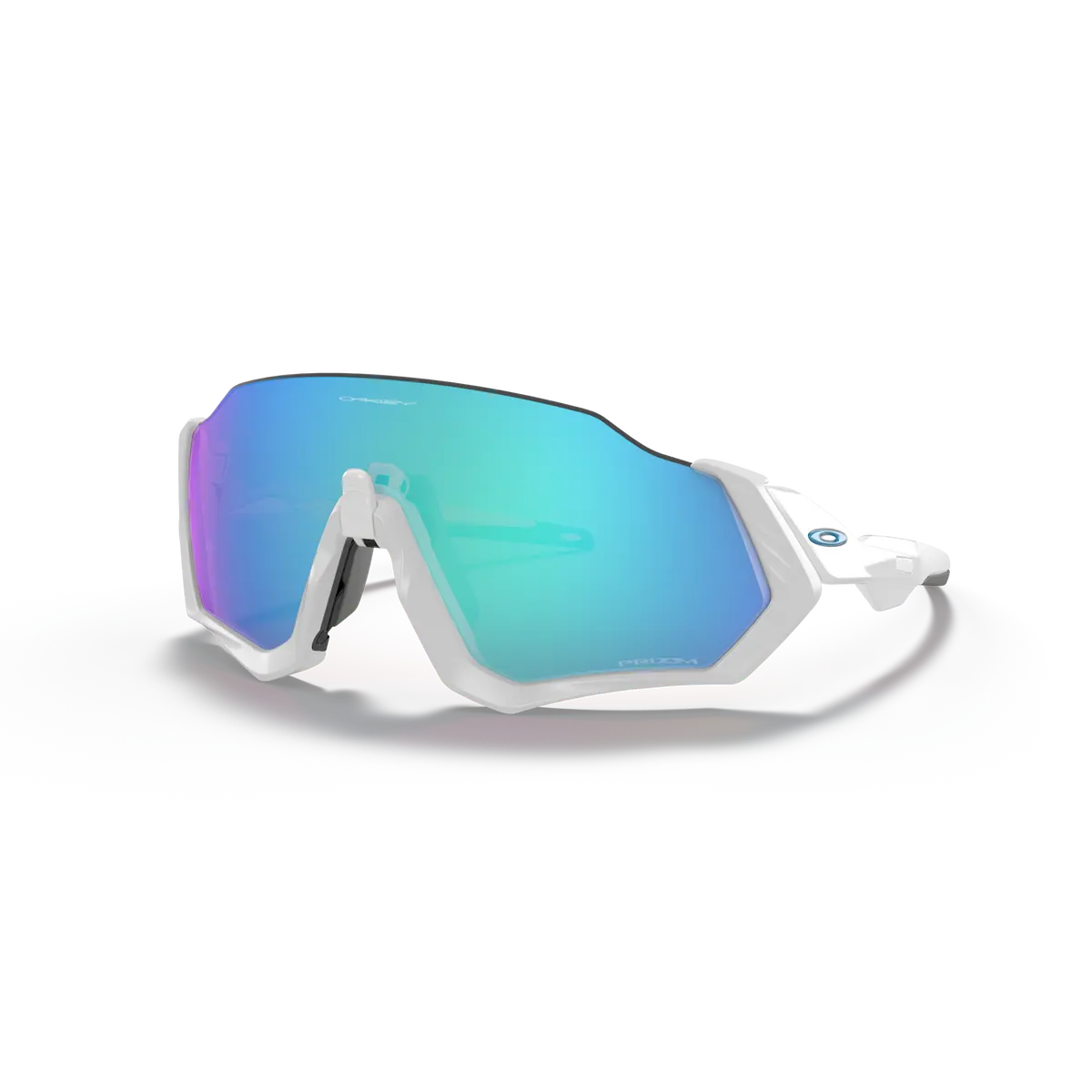 Oakley Flight Jacket Prizm Sapphire Lenses Matte White Frame 1