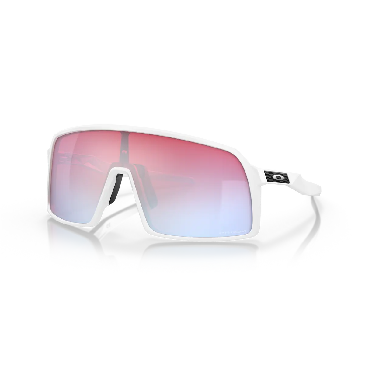 Oakley Sutro Prizm Snow Sapphire Lenses Polished White Frame 1