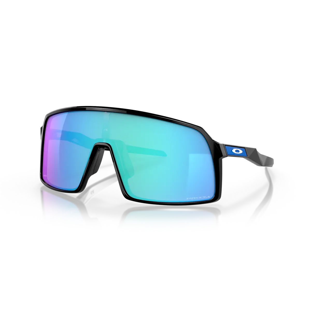 Oakley Sutro Prizm Sapphire Lenses Polished Black Frame 1