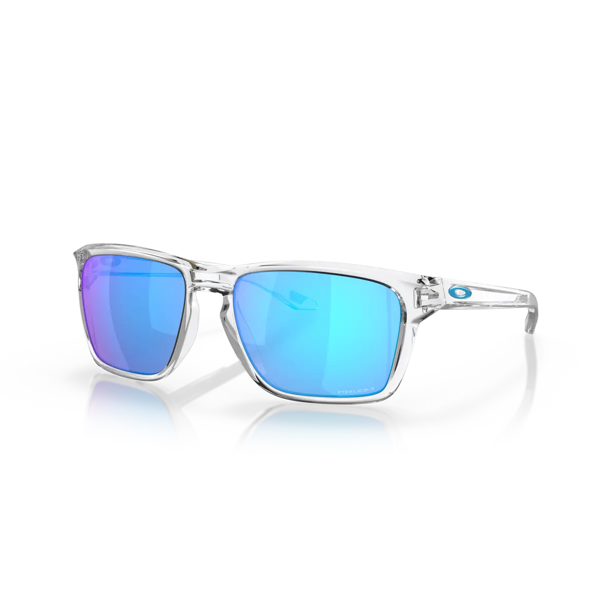 Oakley Sylas Prizm Sapphire Lenses Polished Clear Frame 1