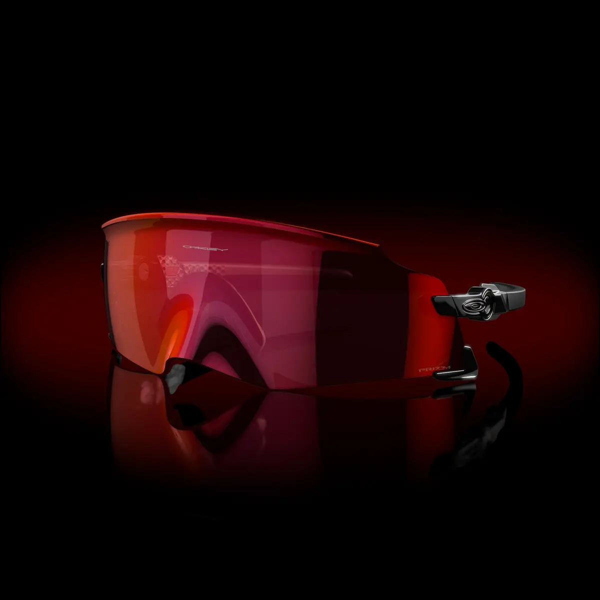 Oakley Kato Prizm Trail Torch Lenses Polished Black Frame 1