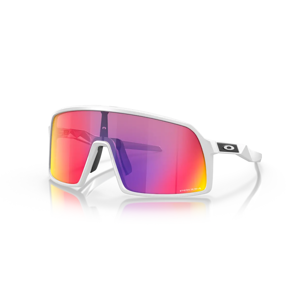Oakley Sutro S Prizm Road Lenses Matte White Frame 1