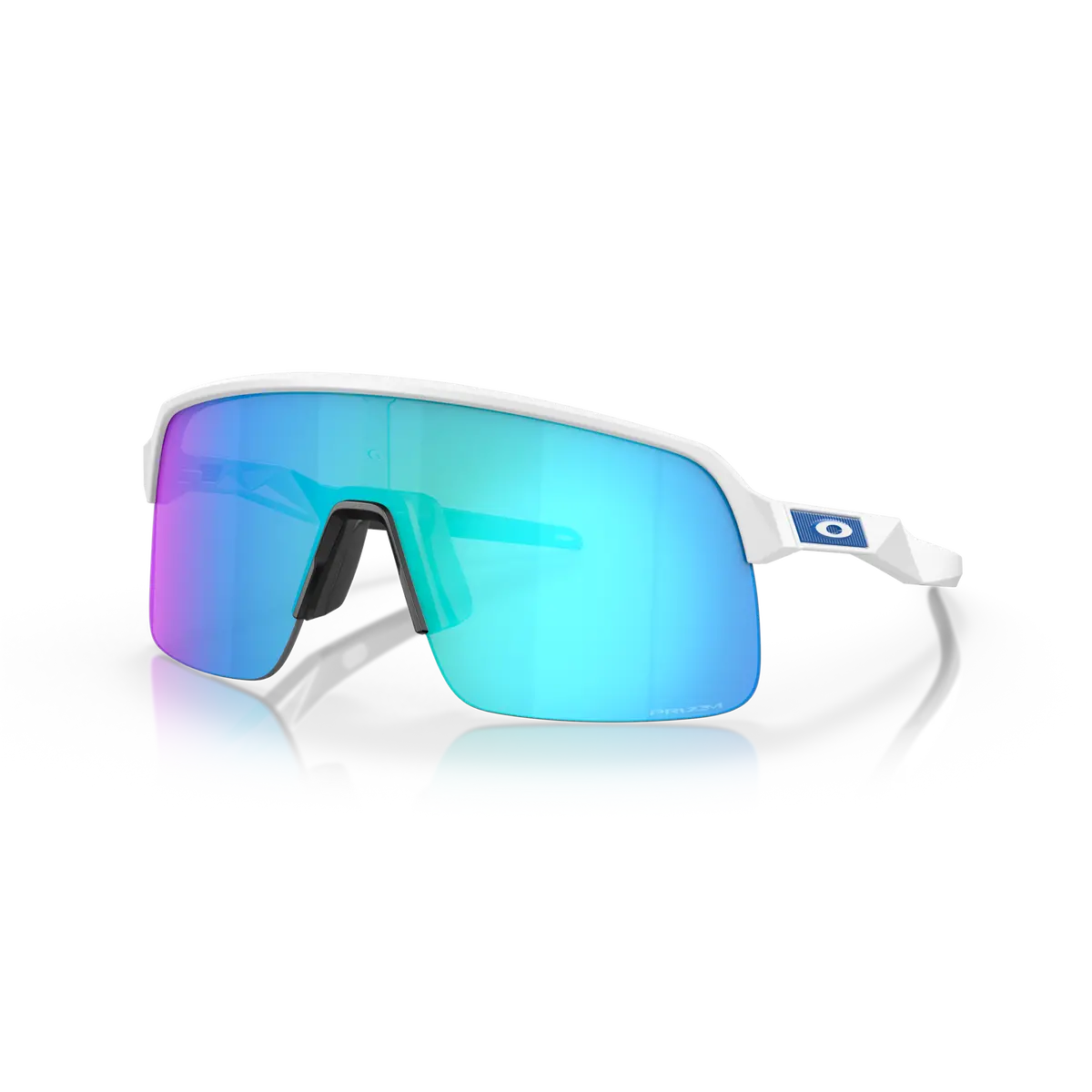 Oakley Sutro Lite Prizm Sapphire Lenses Matte White Frame 1
