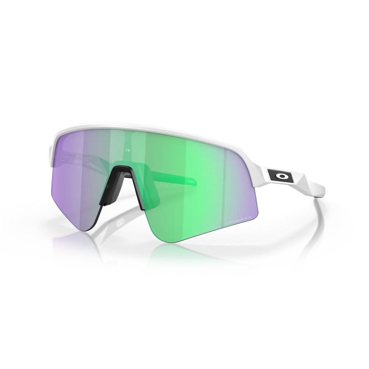 Oakley Sutro Lite Sweep Prizm Road Jade Lenses Matte White Frame 1